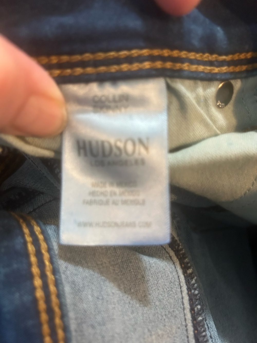 Hudson Jeans Women’s Dark Indigo Skinny Jeans size 29 NWT - Picture 6 of 10